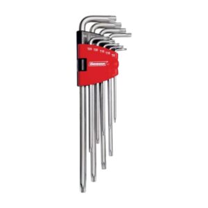 К-КТ Г-ОБР. КЛЮЧОВЕ С TORX ЗАДВИЖВАНЕ С ОТВОР 9ч.TR8-TR45,BENMAN