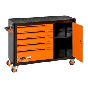 Инструментална количка с 5 чекмеджета и шкаф 850х1130х450, Retta
