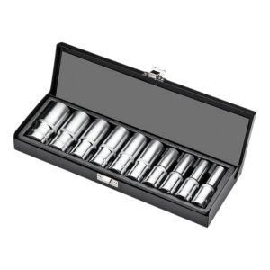 Комплект вложки 1/2" удължени, шестостен, 10 части, Retta