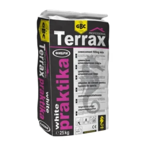GBC Terrax Practica White – Бялa циментова шпакловка с фибри